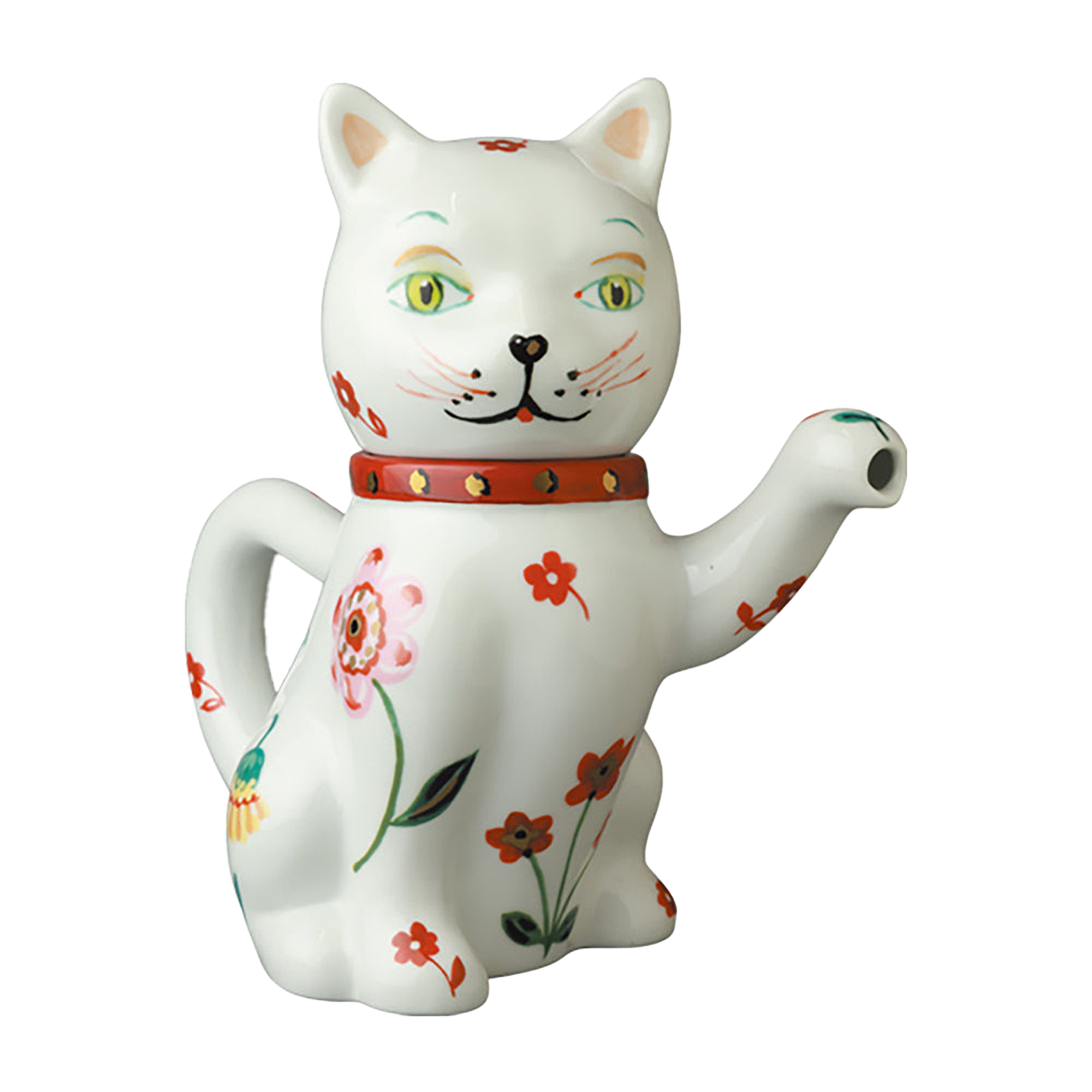 Nathalie Lete The Blue/The Red Lucky Cat Teapot