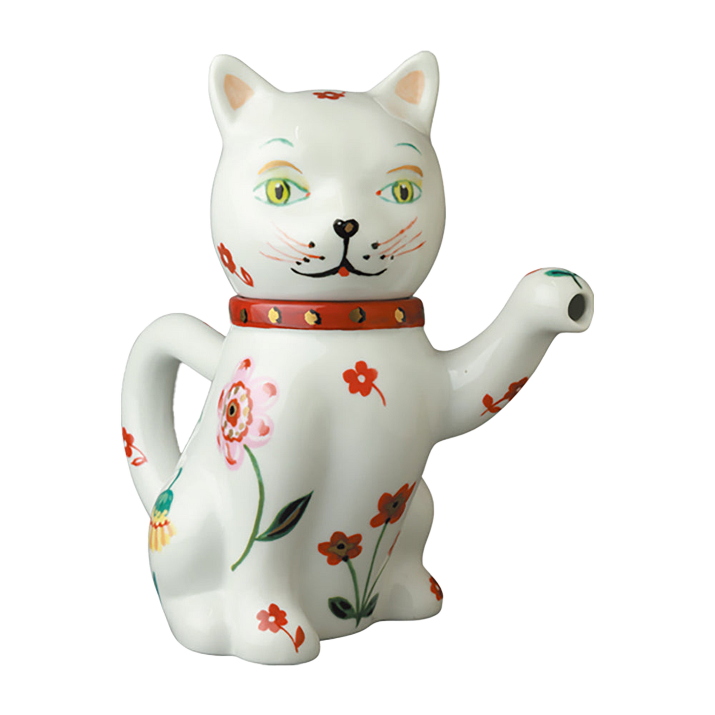 Nathalie Lete The Blue/The Red Lucky Cat Teapot