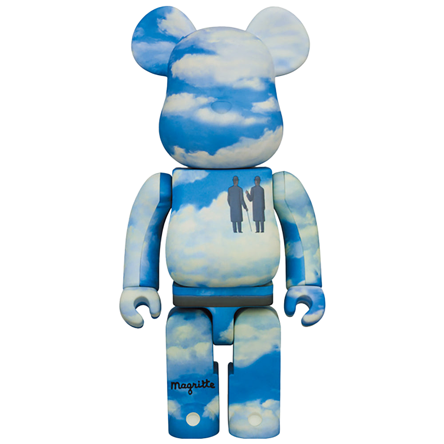 BE@RBRICK Rene Magritte "La Reconaissance Infinie (Infinite Recognition) 1963／ The Castle of the Pyrenees" 100％ & 400％