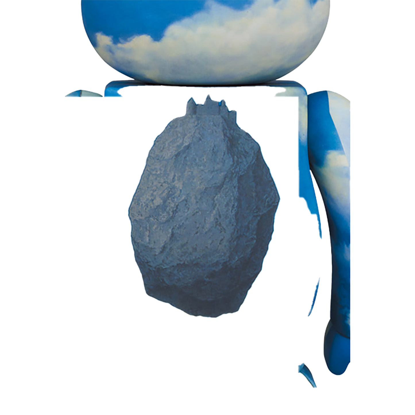 BE@RBRICK Rene Magritte "La Reconaissance Infinie (Infinite Recognition) 1963／ The Castle of the Pyrenees" 100％ & 400％