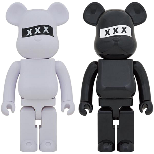 BE@RBRICK 上帝精选 XXX 1000% 白色/黑色