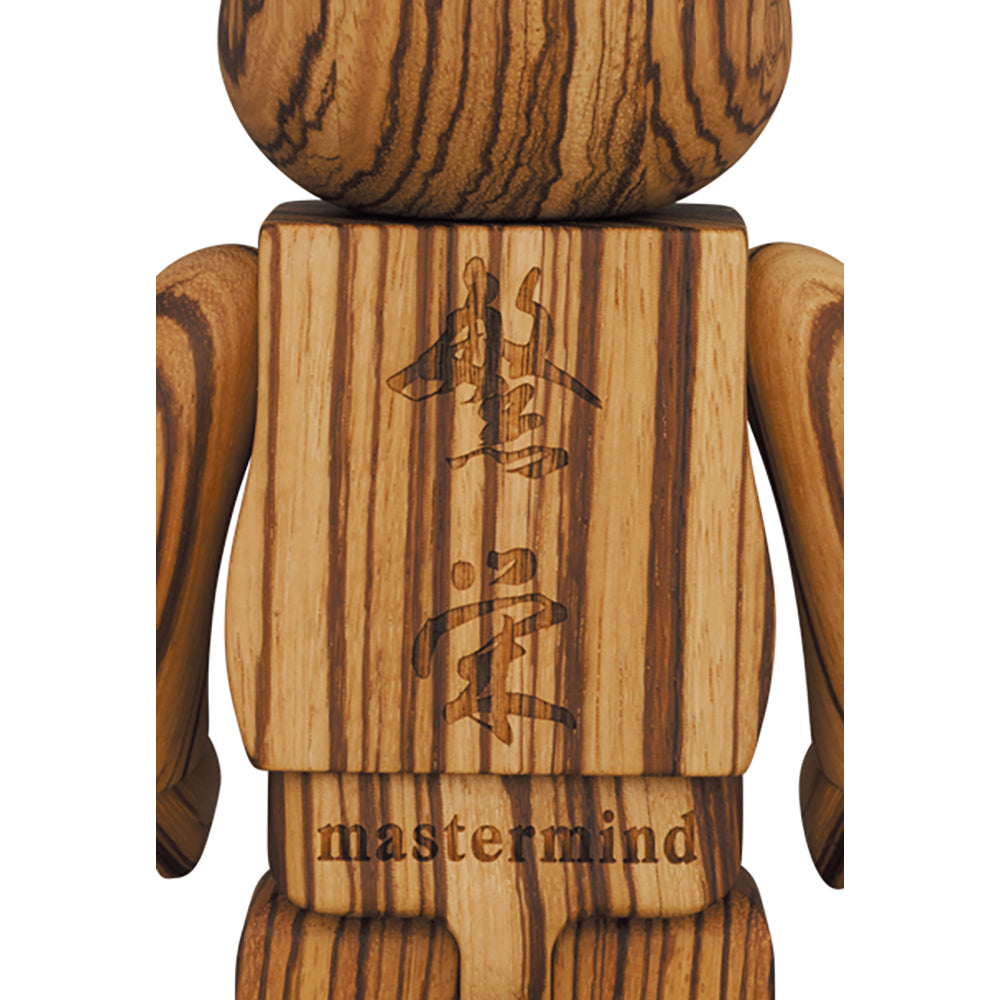 BE@RBRICK 400％ カリモク mastermind JAPAN ゼブラウッド_1
