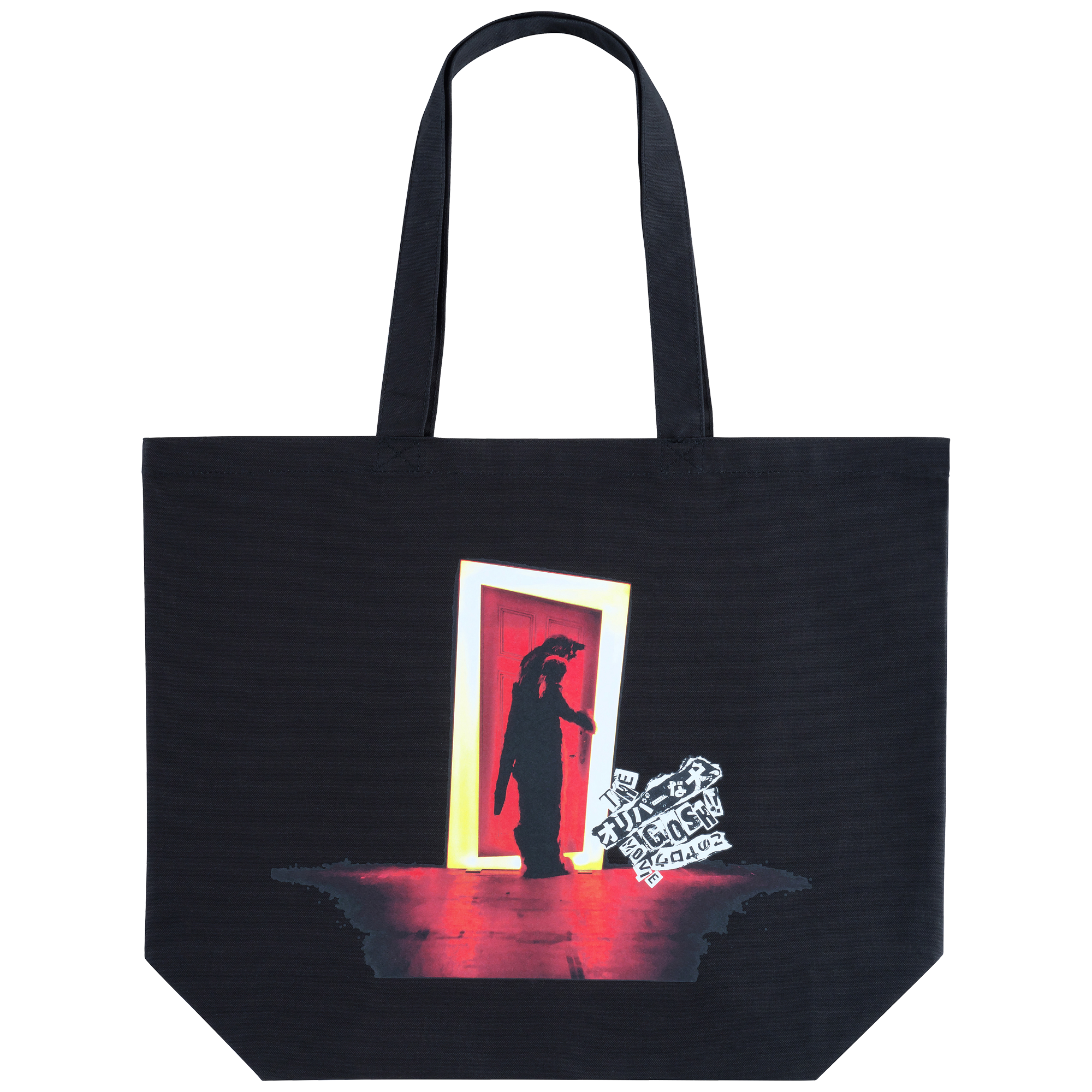 MLE × “Oliver the Dog, (GOSH!!) This Bastard” MOVIE "DOORS" TOTE BAG