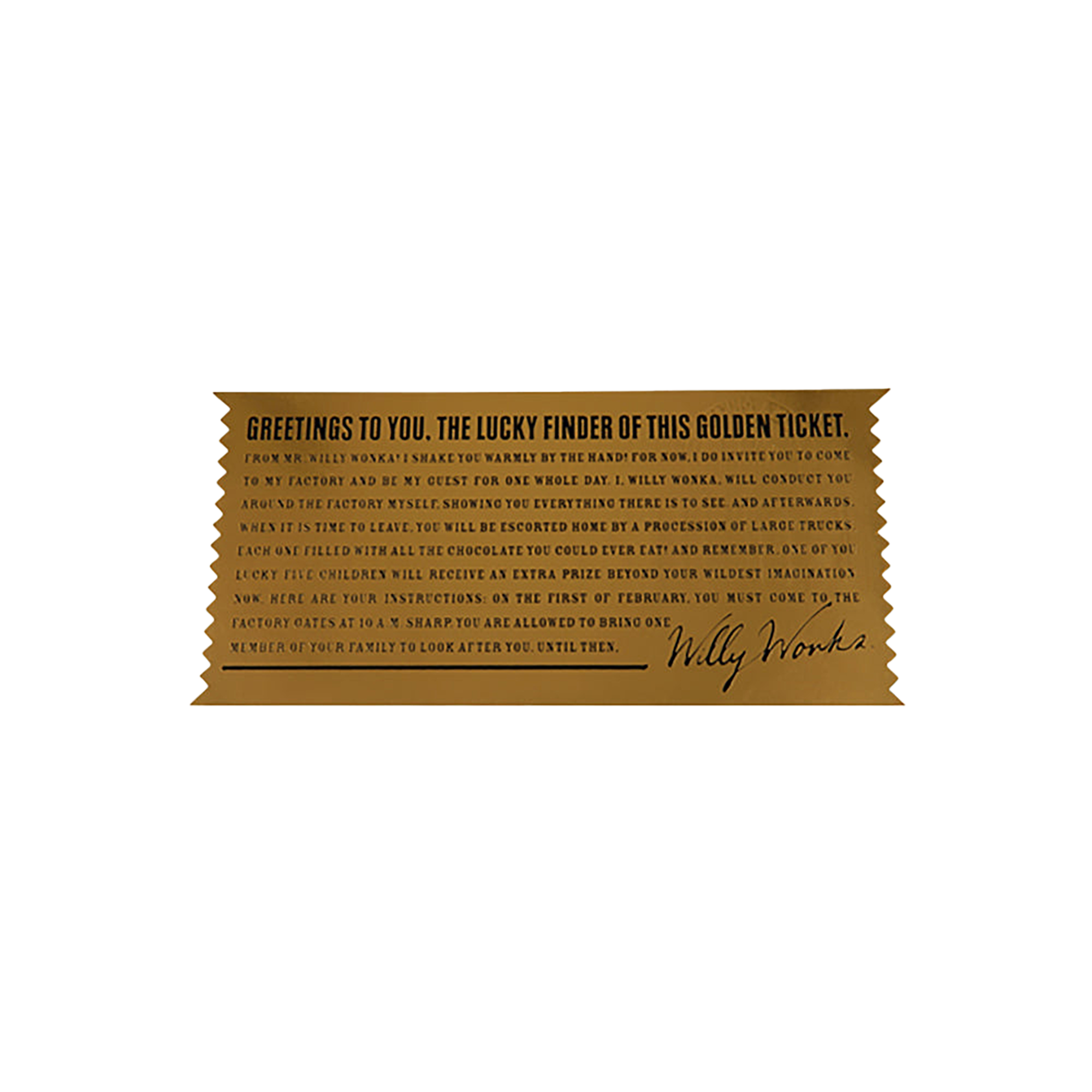 GOLDEN TICKET