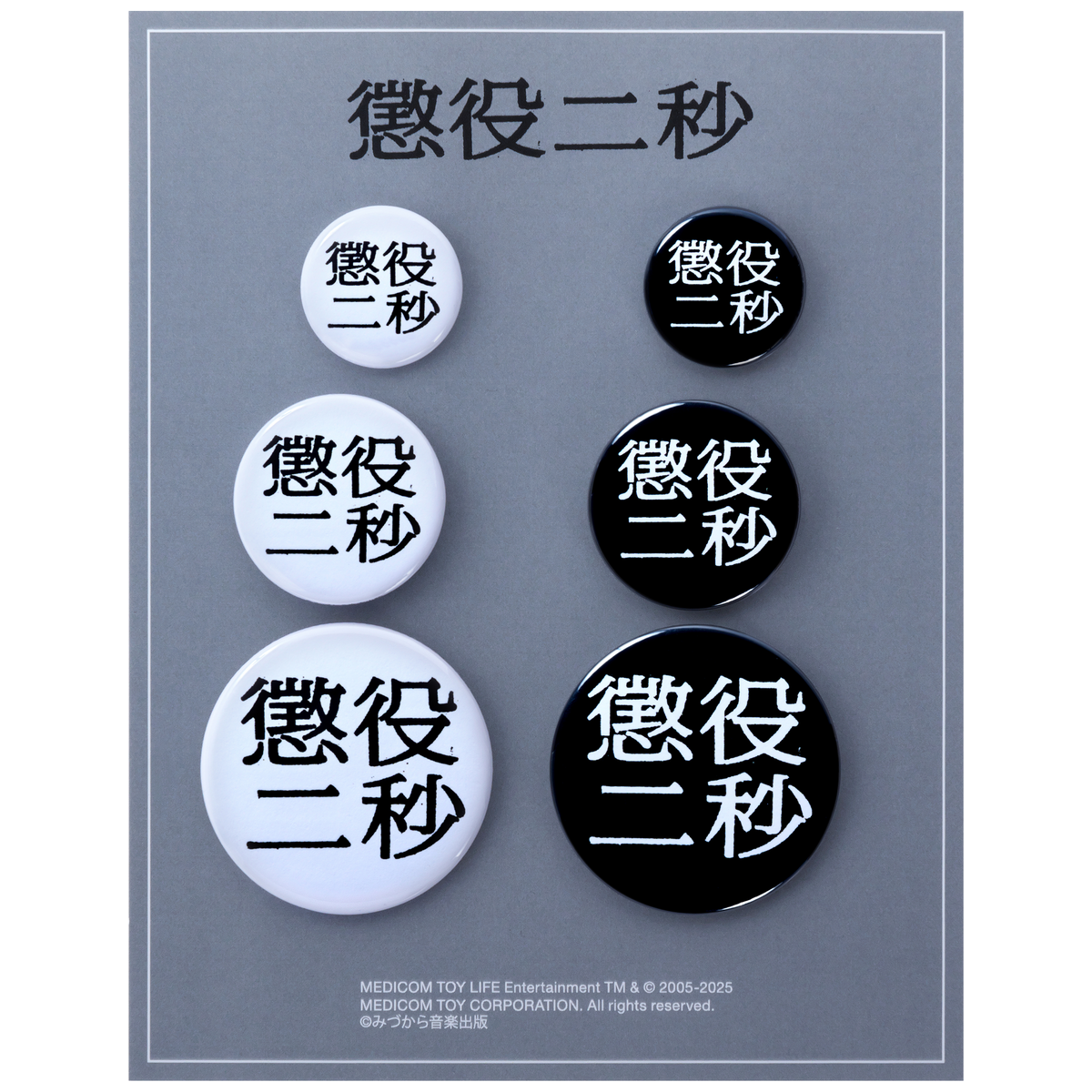 MLE Two Seconds in Prison Part 2 BADGE SET
