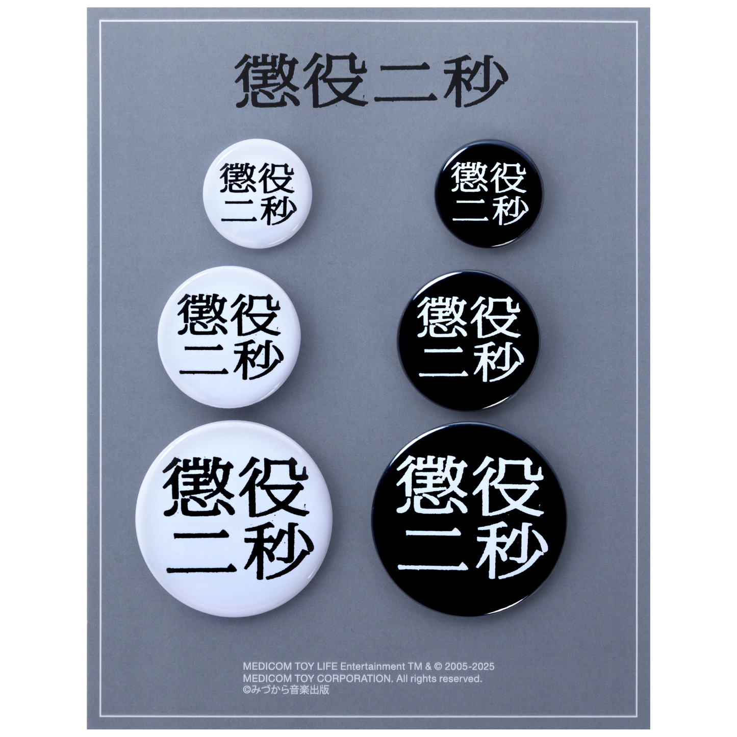 MLE Two Seconds in Prison Part 2 BADGE SET
