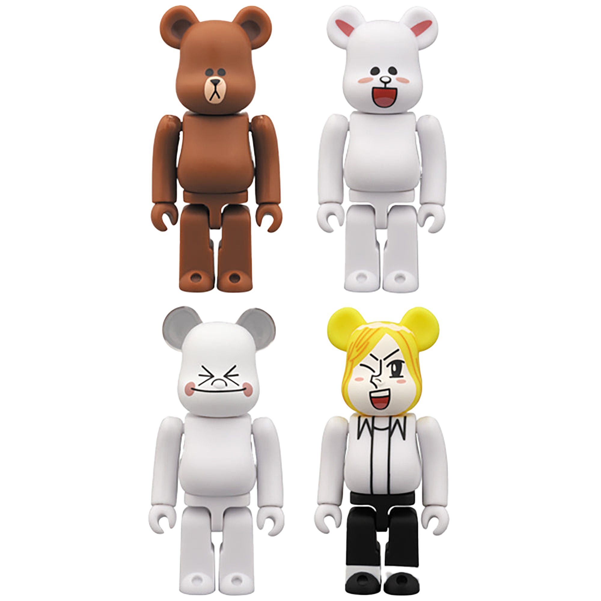 BE@RBRICK ブラウン / コニー / ムーン / ジェームズ