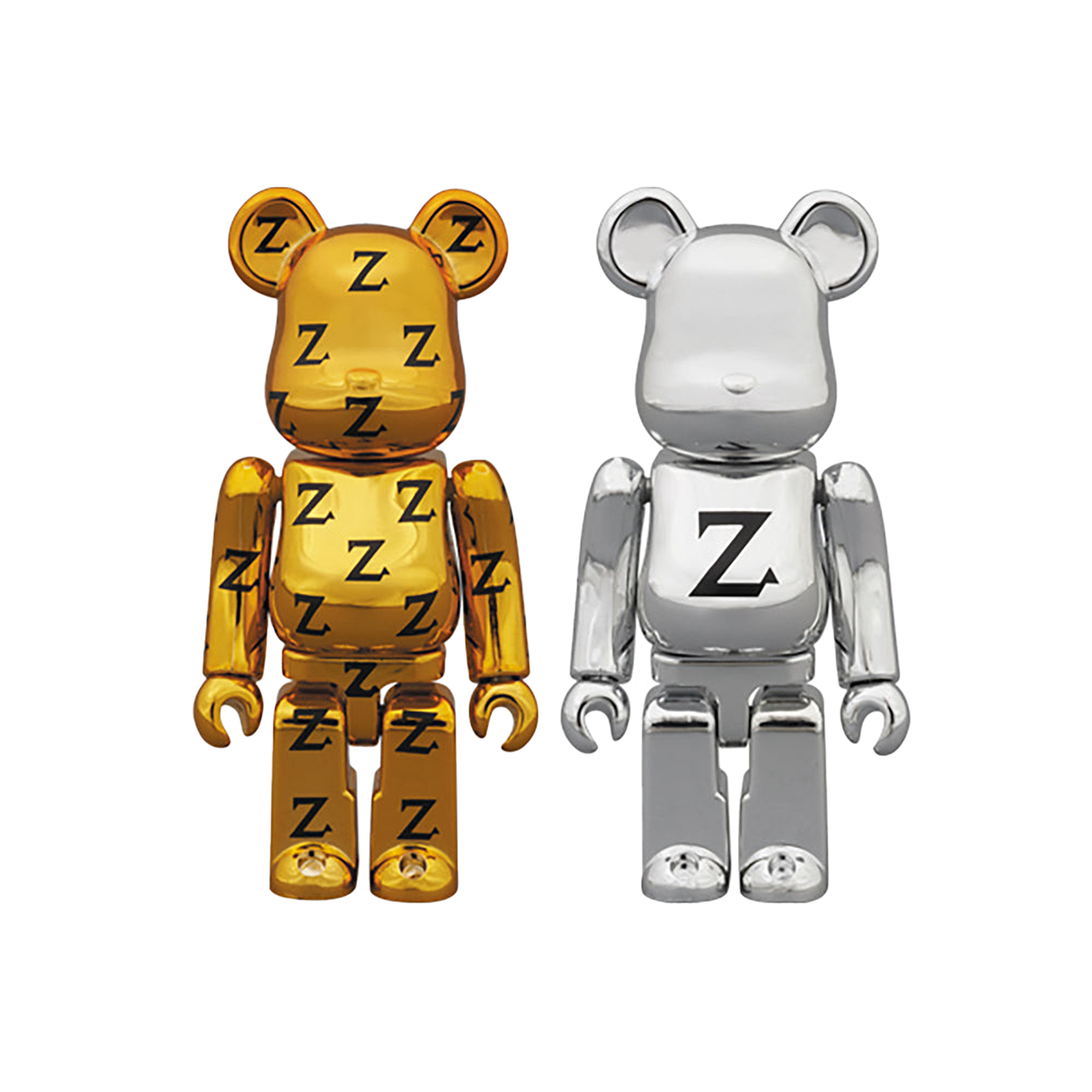 BE@RBRICK Zikzin ゴールド / シルバー