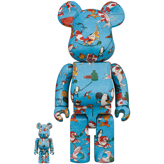 BE@RBRICK 歌川国芳「金魚づくし」100％ & 400％