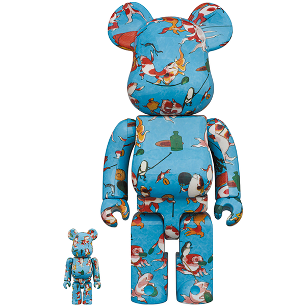 4体セット　BE@RBRICK 歌川国芳「金魚づくし」100％ & 400％ BE@RBRICK 歌川国芳「金魚づくし」100％ & 400％ | MEDICOM TOY