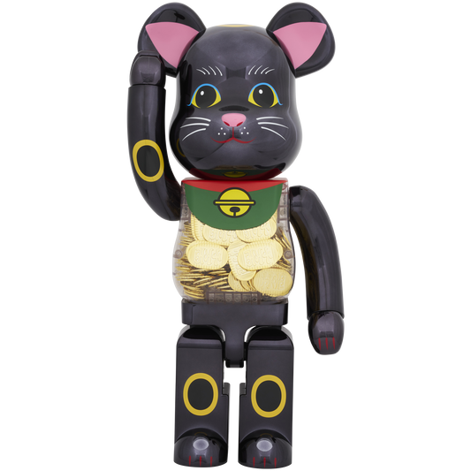 BE@RBRICK Manekineko Koban Ten Million Ryo Black Plated 1000%
