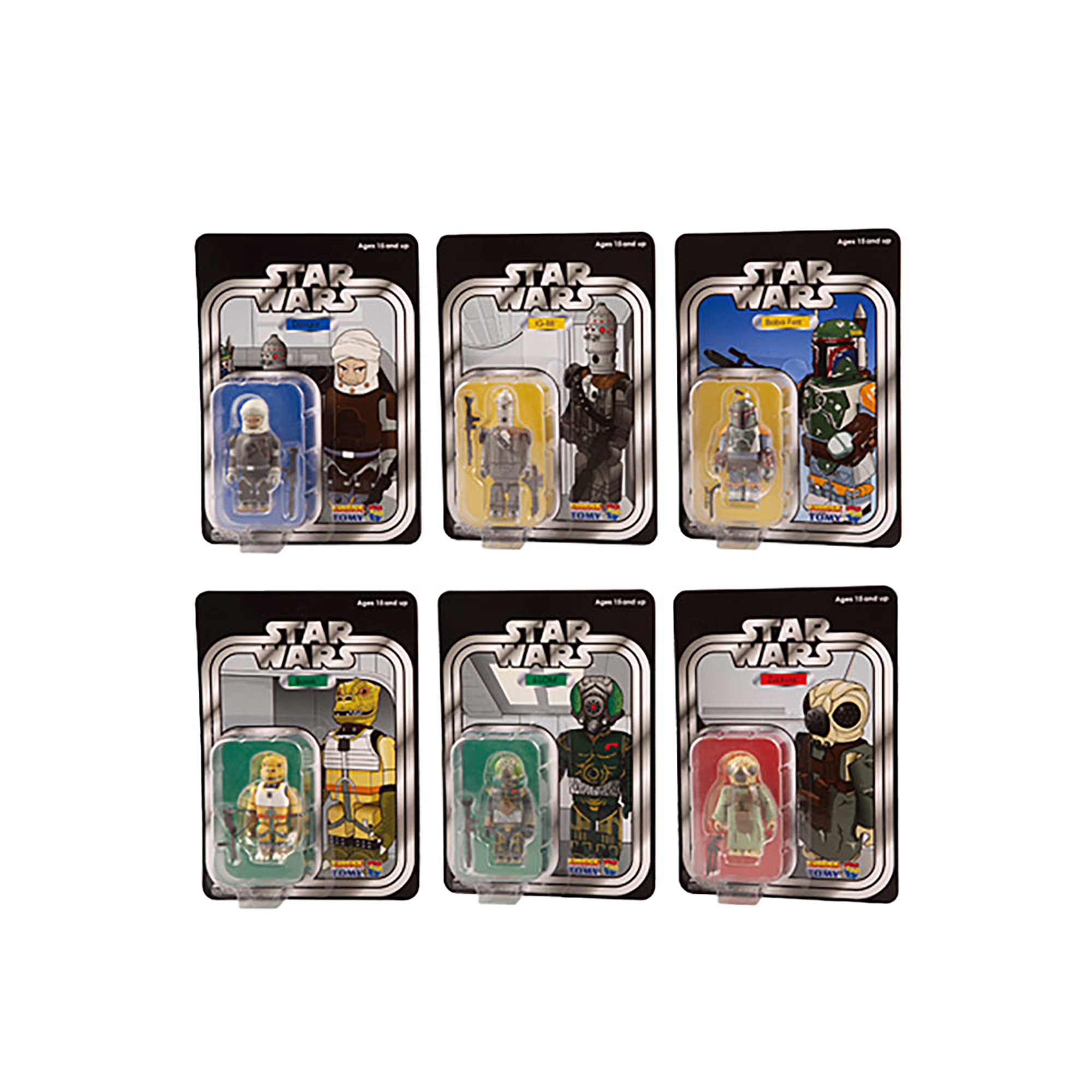 BOUNTY HUNTER KUBRICK SET OF 6pcs.COLLECTORS EDITION