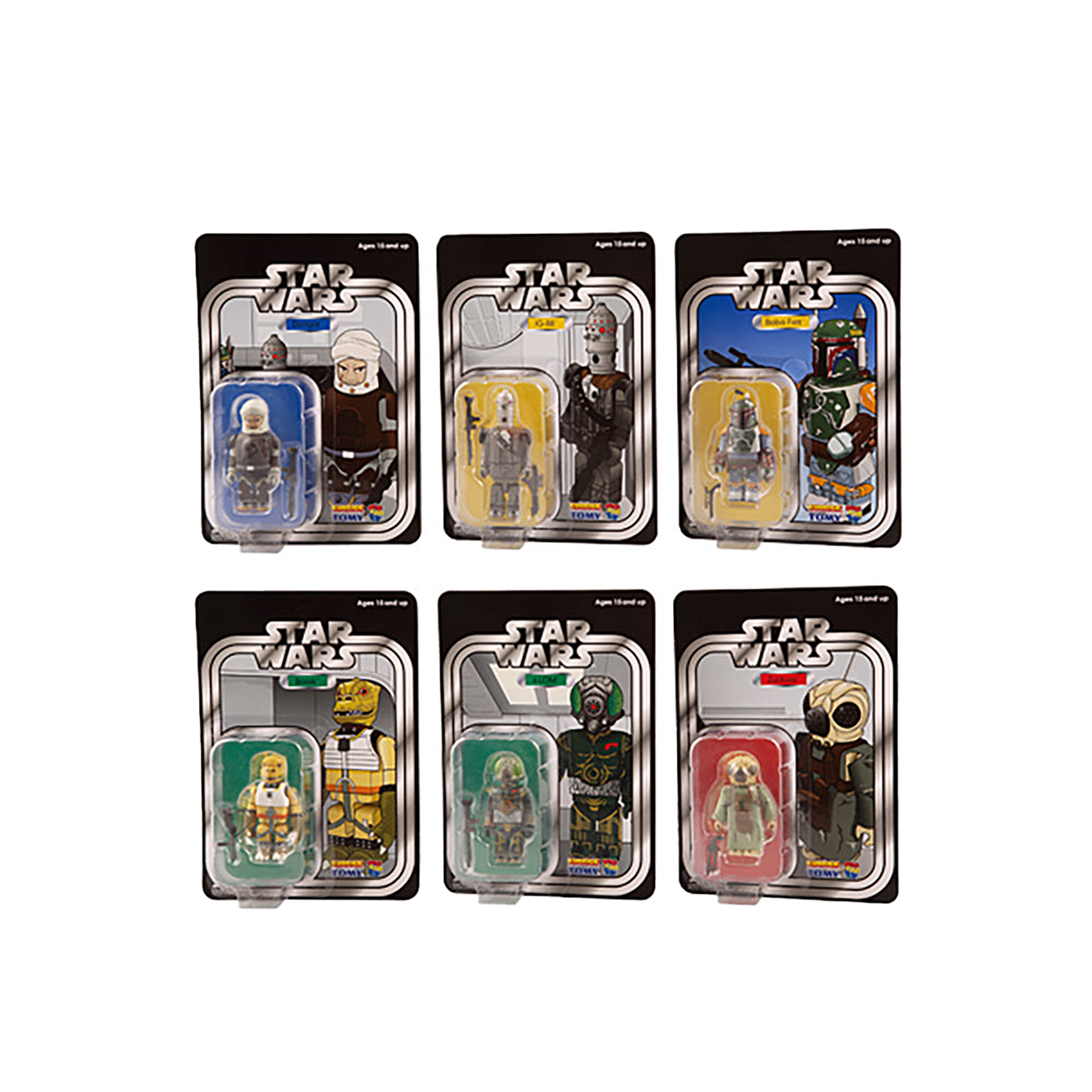BOUNTY HUNTER キューブリック1000%メディコムトイベアブリック BOUNTY HUNTER KUBRICK SET OF 6pcs.COLLECTORS EDITION | MEDICOM TOY
