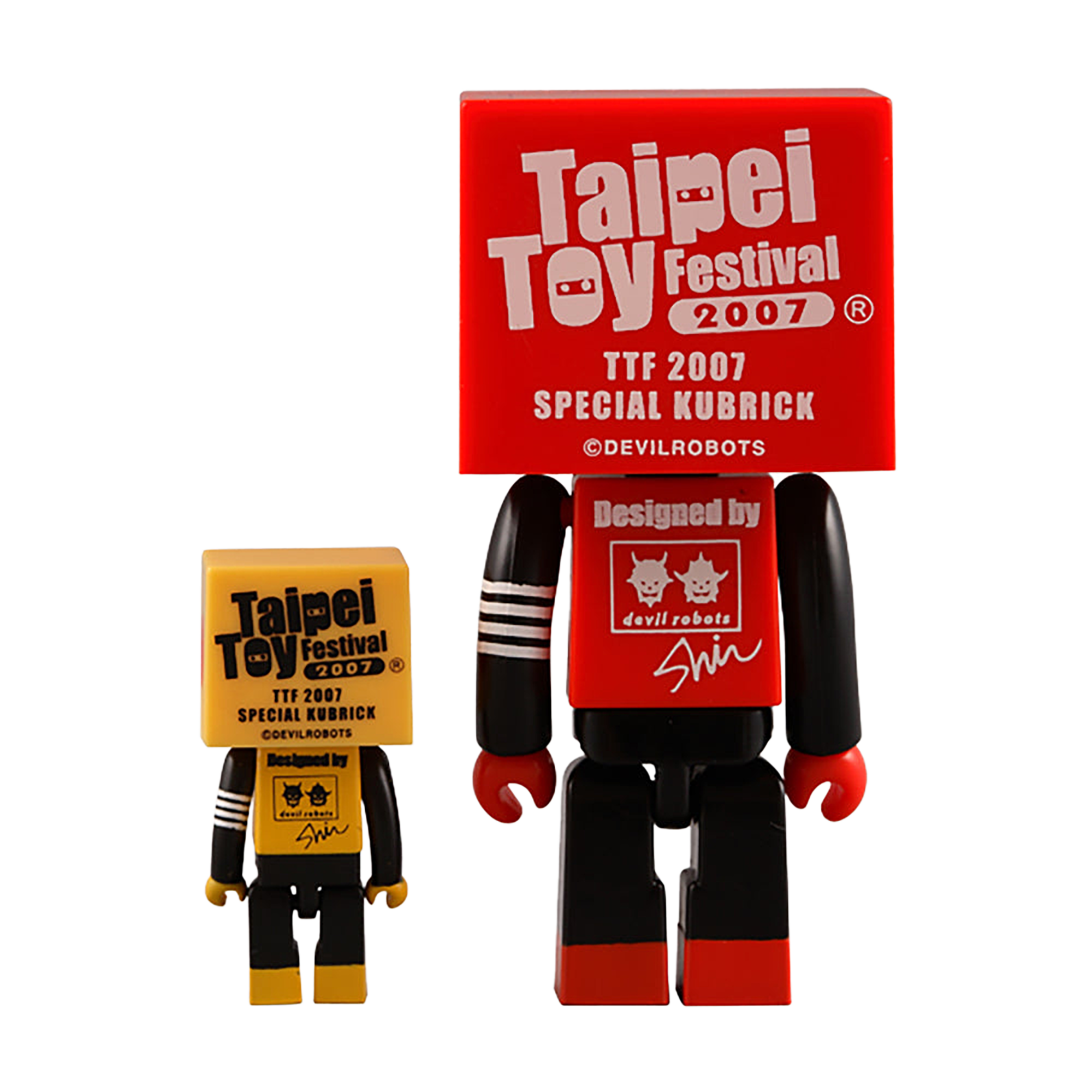 KUBRICK TO-FU TAIPEI TOY FESTIVAL 2007 100％ ＆ 50％ SET