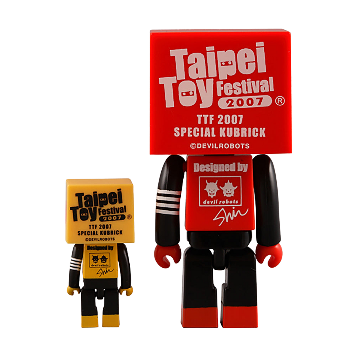 KUBRICK TO-FU TAIPEI TOY FESTIVAL 2007 100％ ＆ 50％ SET