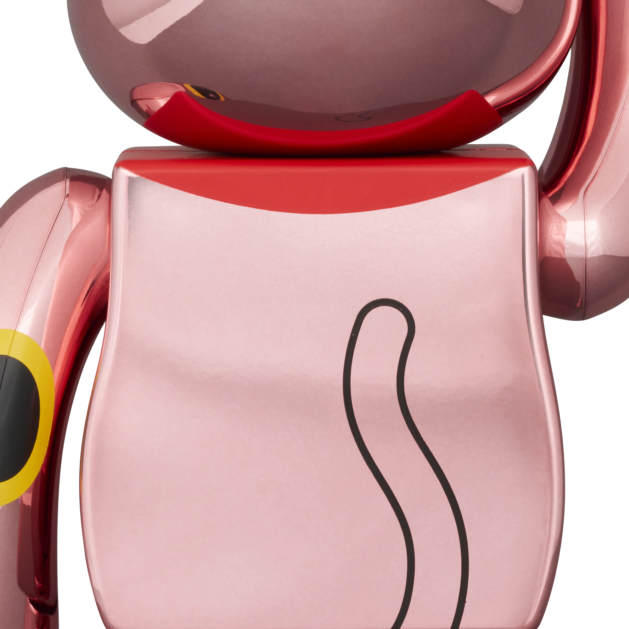 BE@RBRICK Manekineko Good luck Peach Gold Plating 100％ & 400％