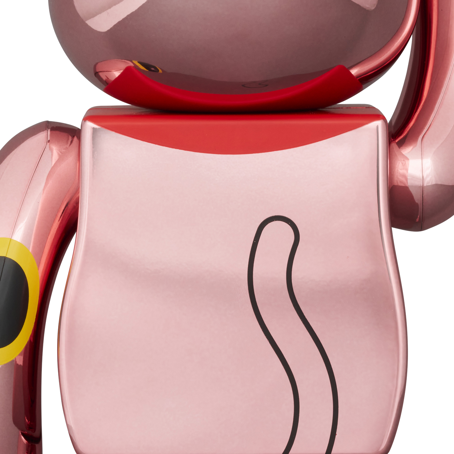 BE@RBRICK Manekineko Good luck Peach Gold Plating 100％ & 400％