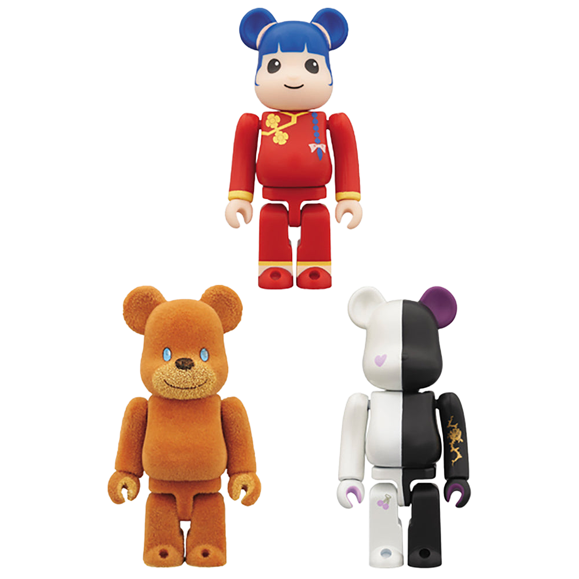 Macross 30th anniversary Macross 1982→2012×BE@RBRICK 100% 3pcs SET limited edition NYaN3 BE@RBRICK（にゃんにゃんにゃんベアブリック）