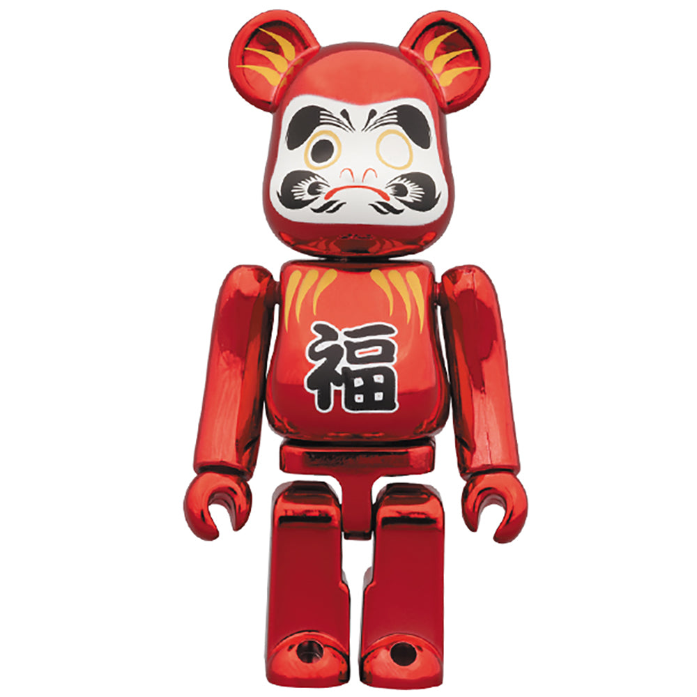 BE@RBRICK 達磨 赤メッキ_0