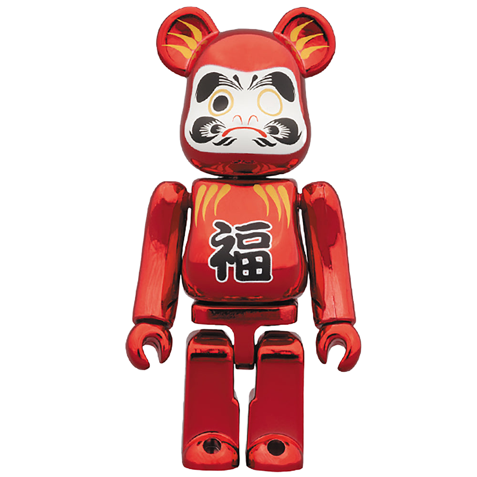 BE@RBRICK 達磨 赤メッキ