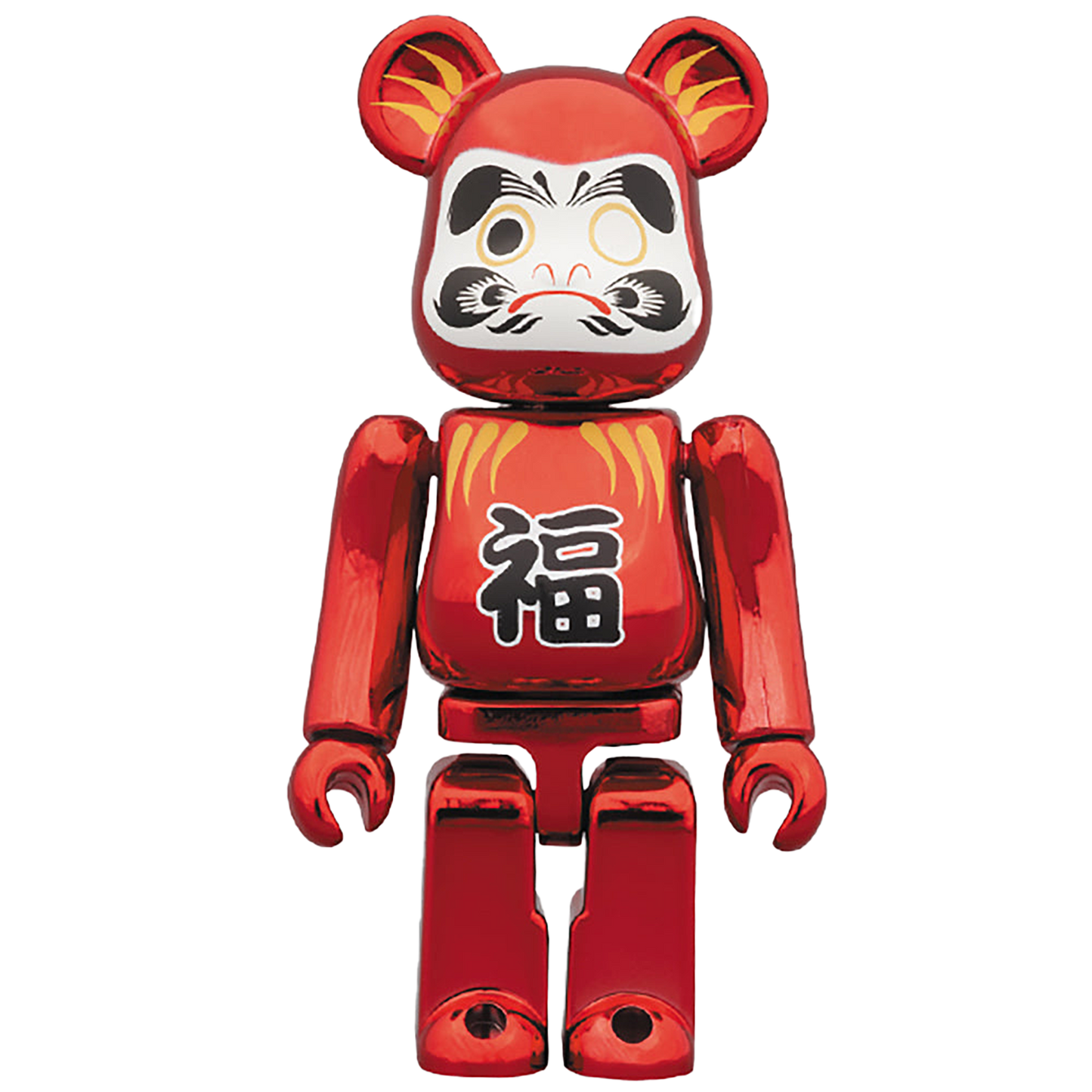 BE@RBRICK 達磨 赤メッキ