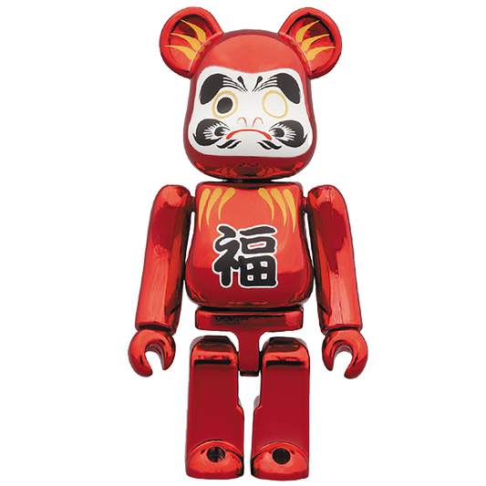 BE@RBRICK 達磨 赤メッキ