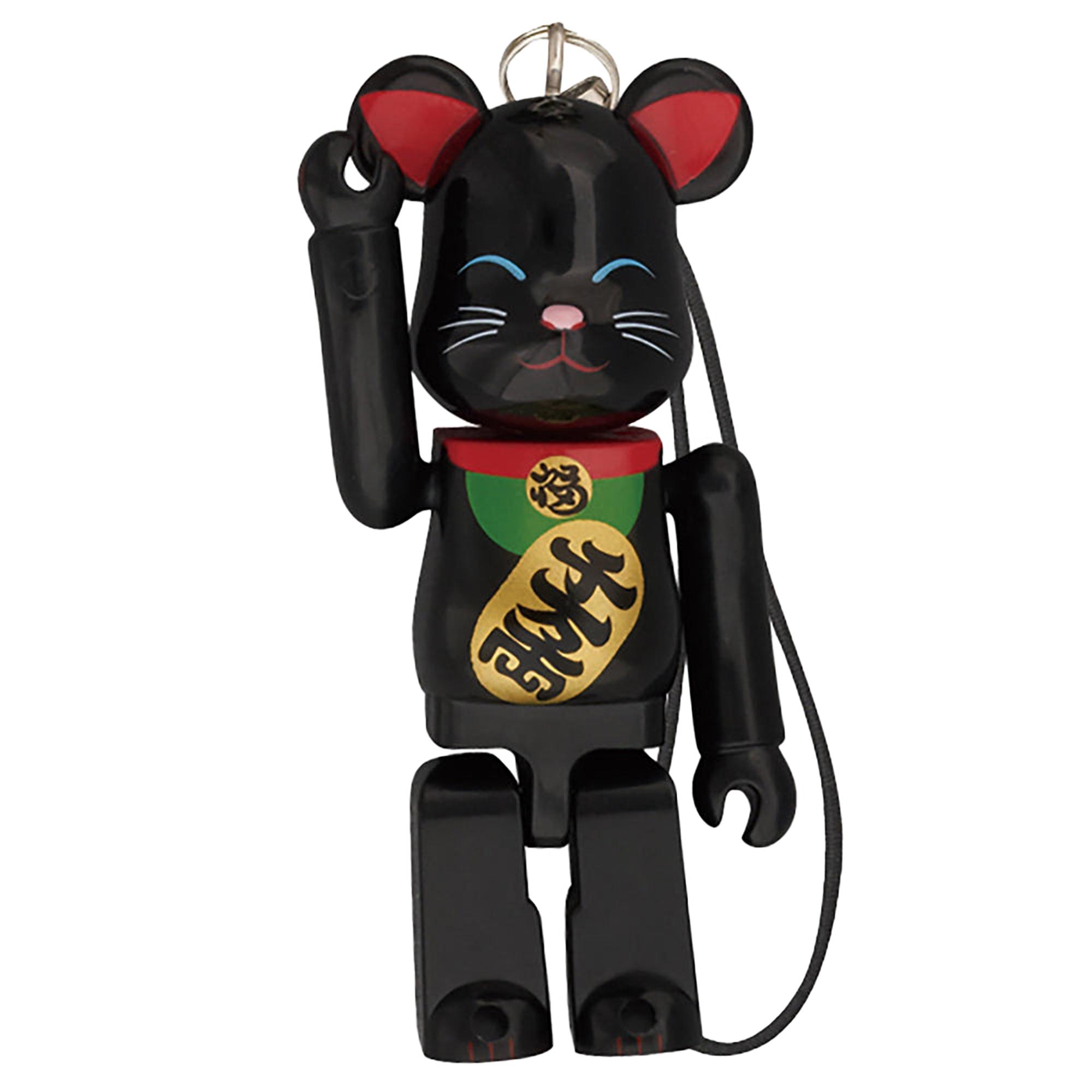 Happy BE@RBRICK 招き猫 黒
