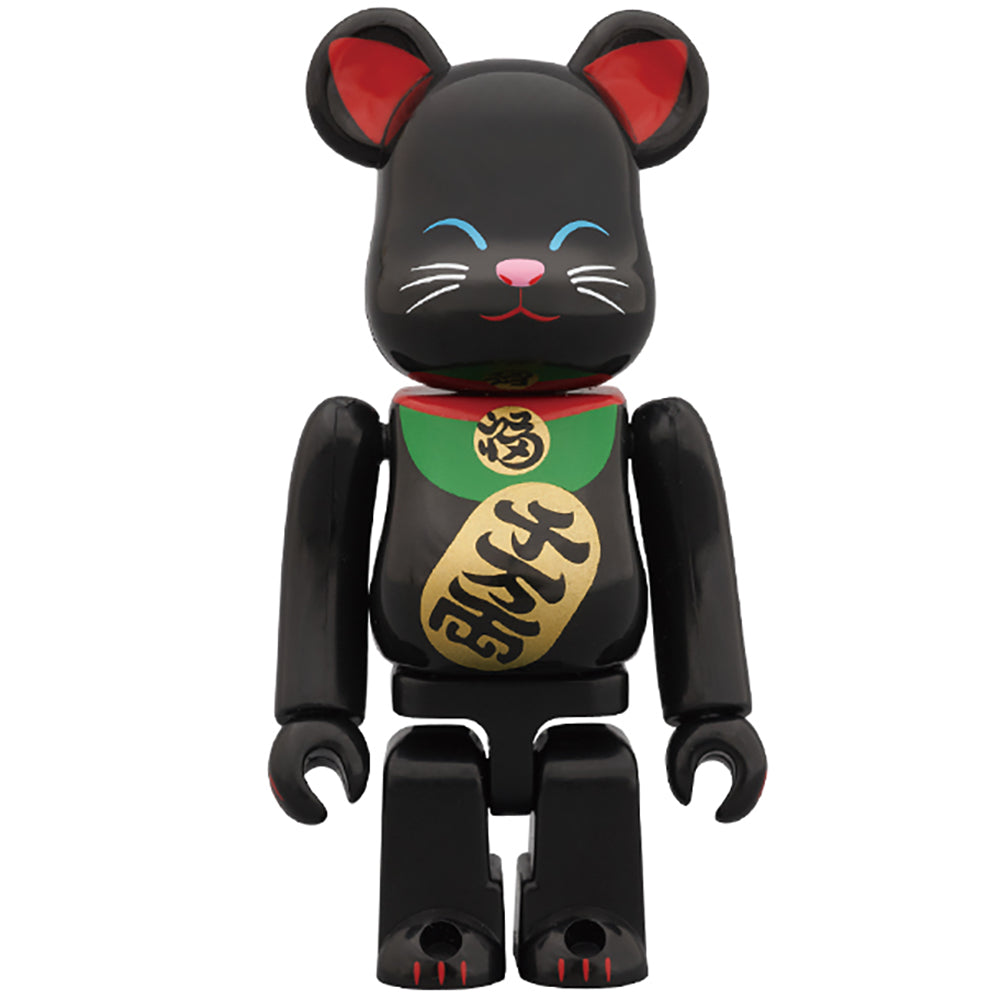 BE@RBRICK 招き猫 黒_0