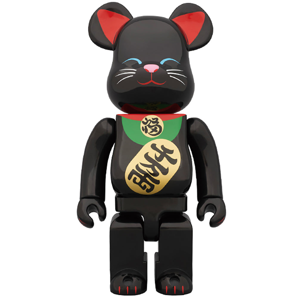 BE@RBRICK 400% 招き猫 黒_0
