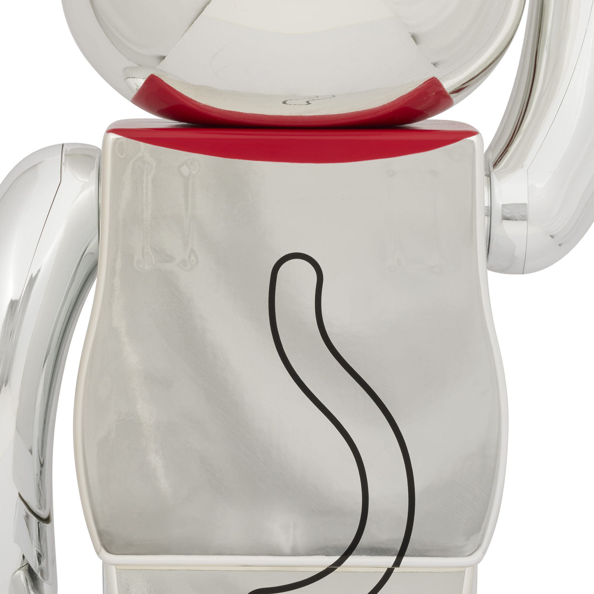 BE@RBRICK Maneki Neko Good Luck Silver Plated Luminous 1000％