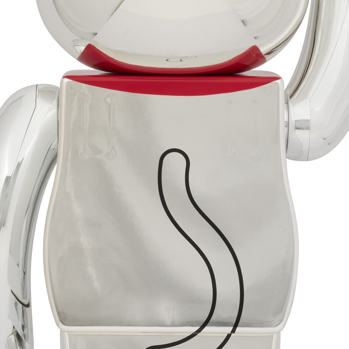 BE@RBRICK Maneki Neko Good Luck Silver Plated Luminous 1000