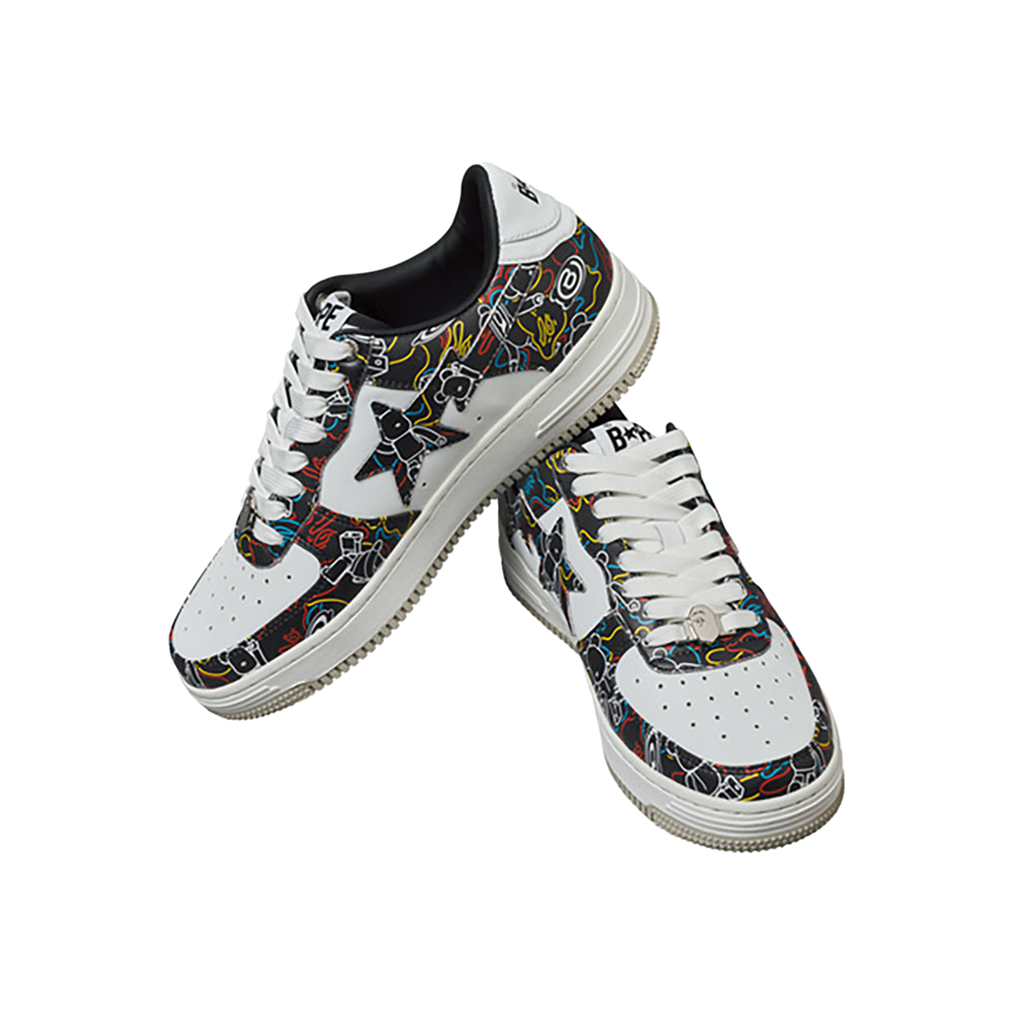 BAPE STA MEDICOM TOY BE@RBRICK CAMO BLACK/BLUE