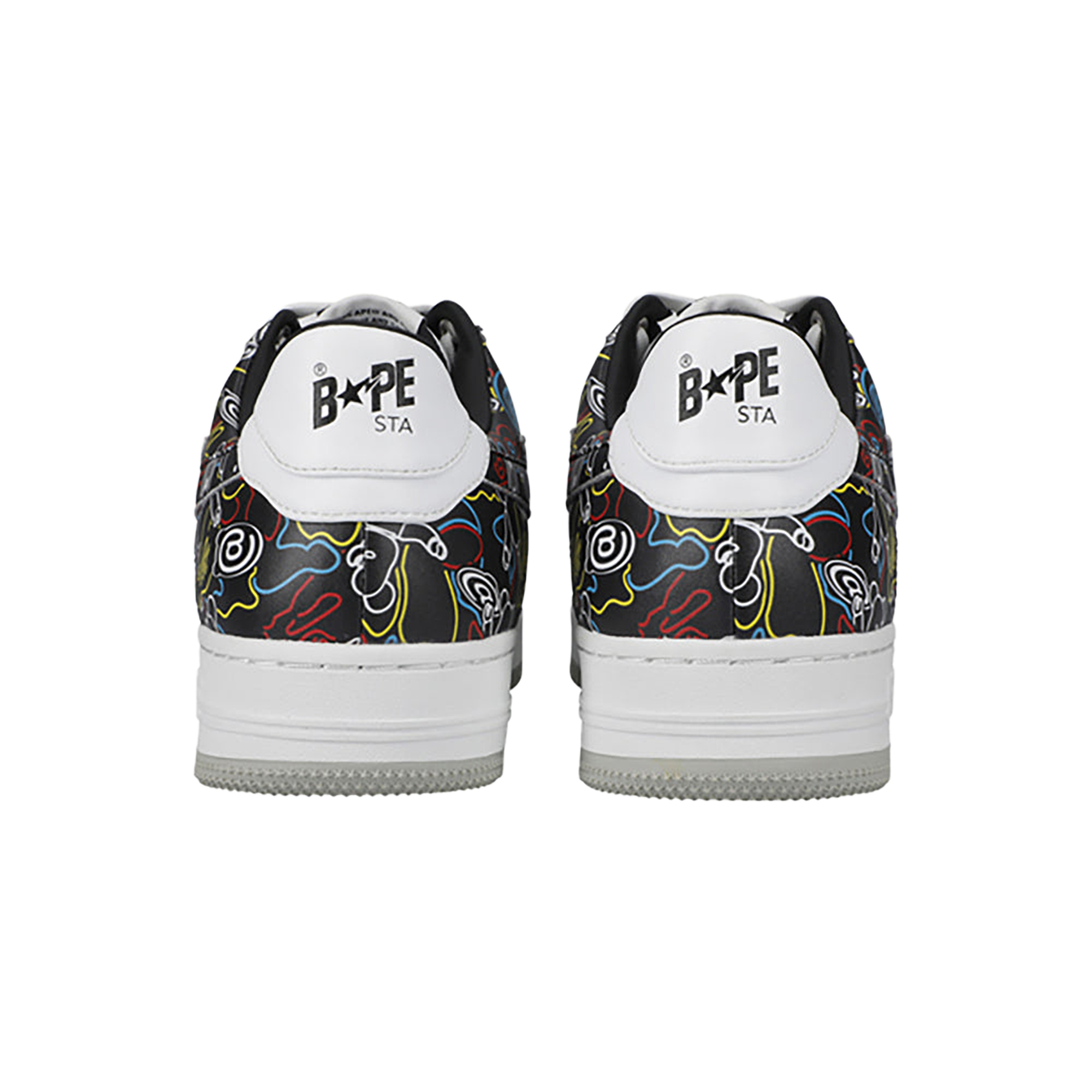 BAPE STA MEDICOM TOY BE@RBRICK CAMO BLACK/BLUE