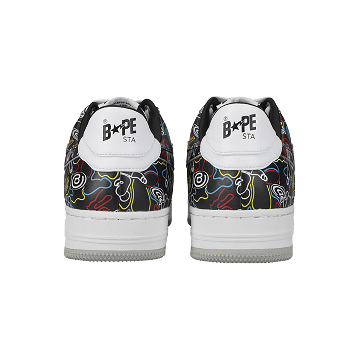 BAPE STA MEDICOM TOY BE@RBRICK CAMO BLACK/BLUE