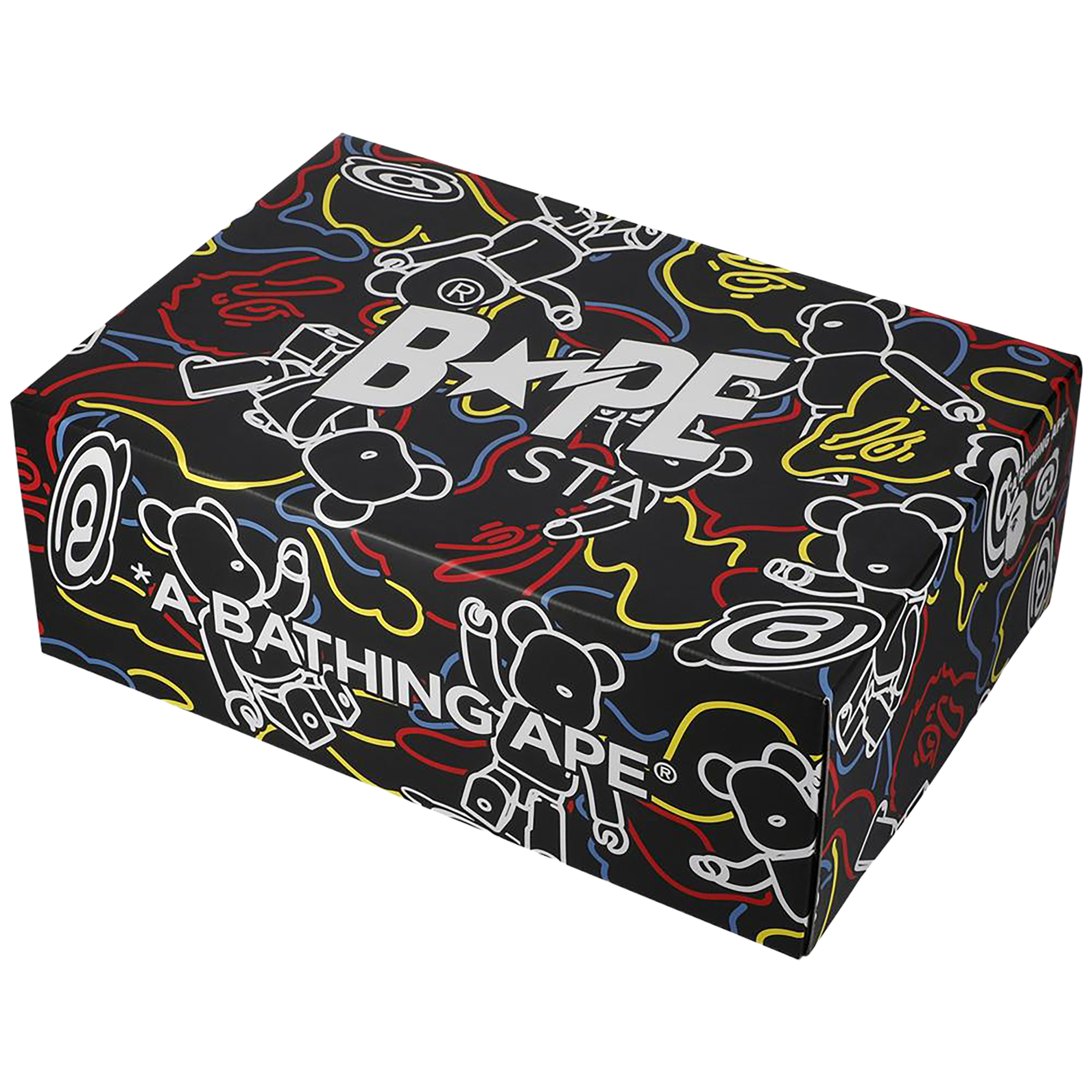 BAPE STA MEDICOM 玩具 BE@RBRICK 迷彩黑色