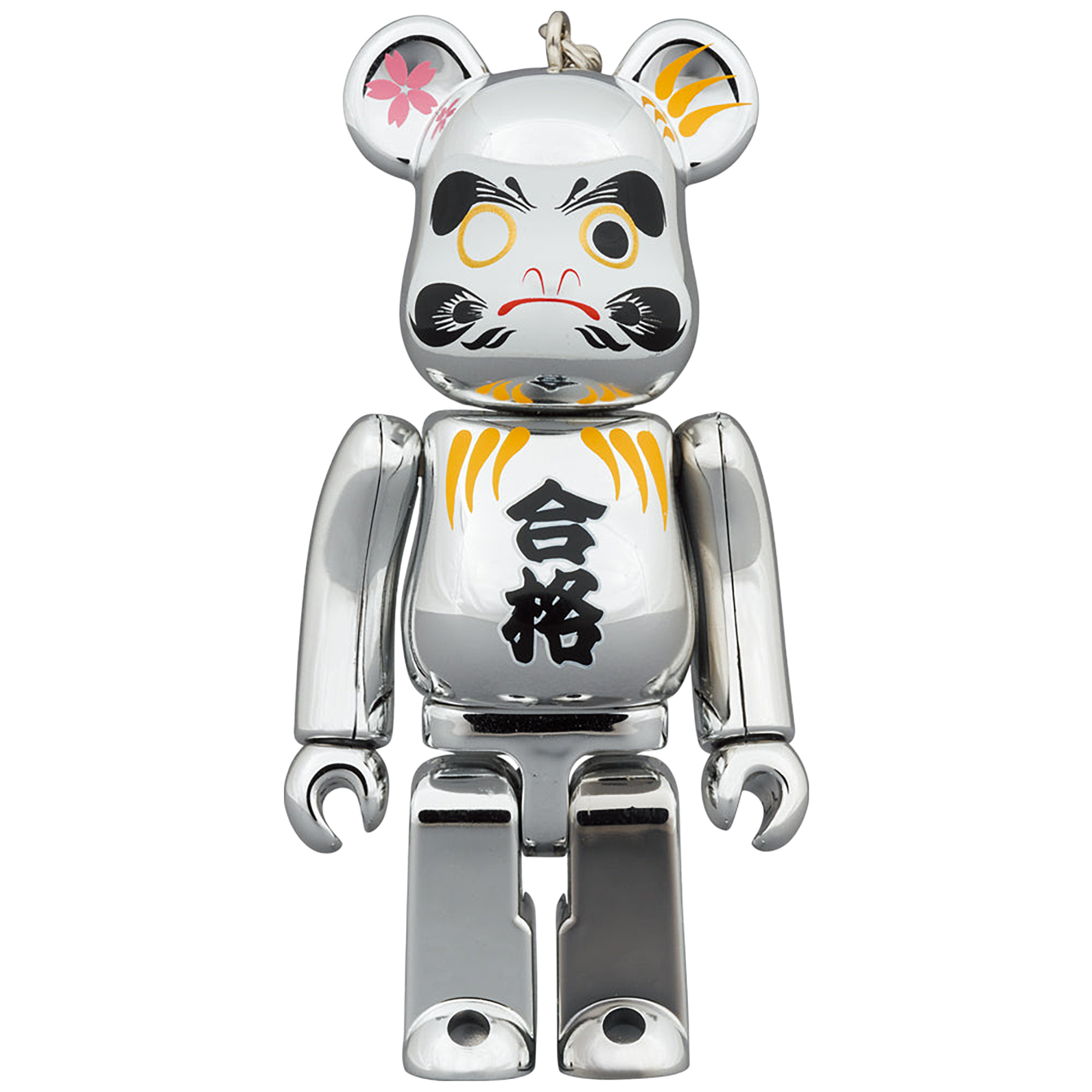 BE@RBRICK Daruma “GOUKAKU” Silver plated 100%