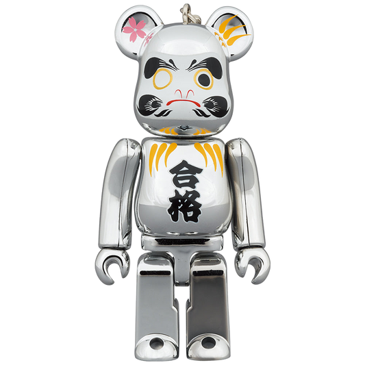 BE@RBRICK Daruma “GOUKAKU” Silver plated 100%