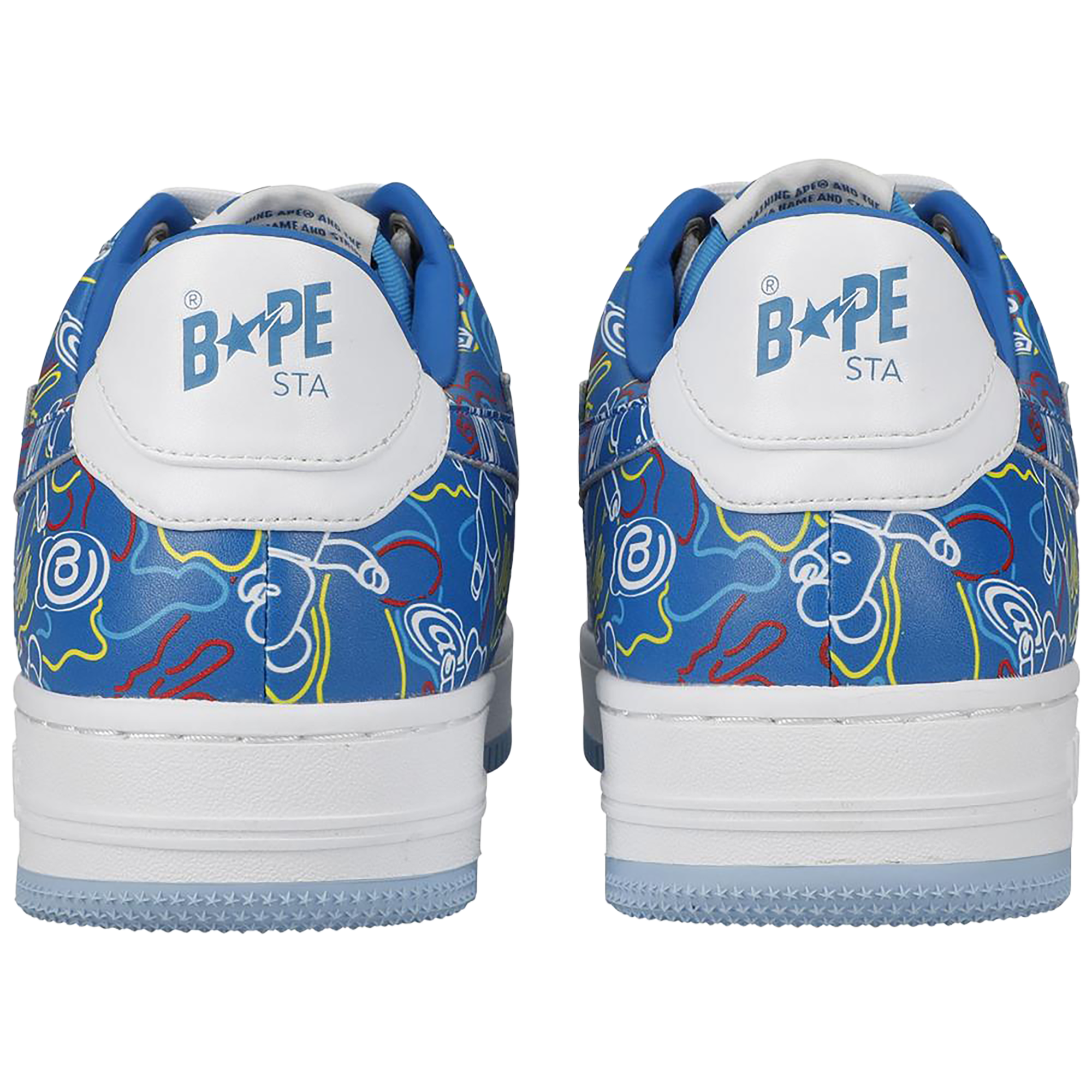 BAPE STA MEDICOM 玩具 BE@RBRICK 迷彩蓝