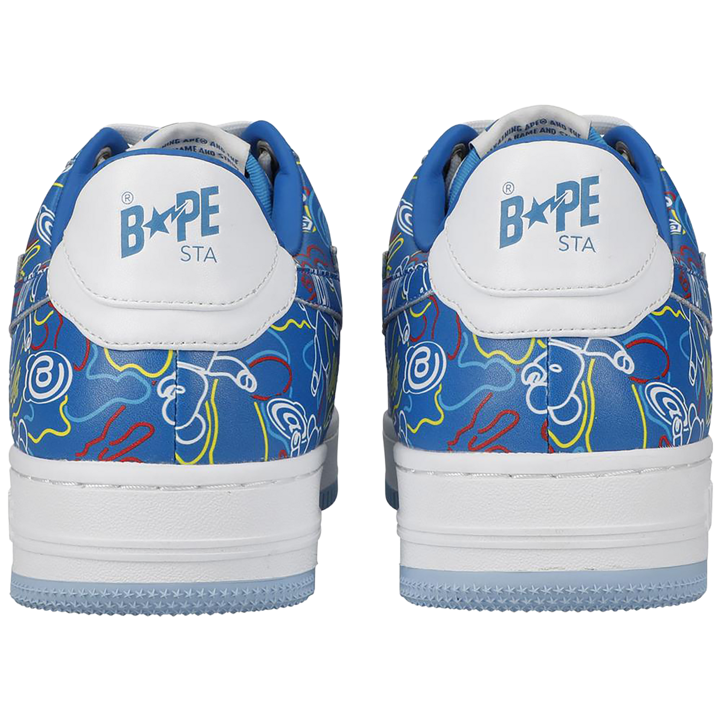 BAPE STA MEDICOM 玩具 BE@RBRICK 迷彩蓝