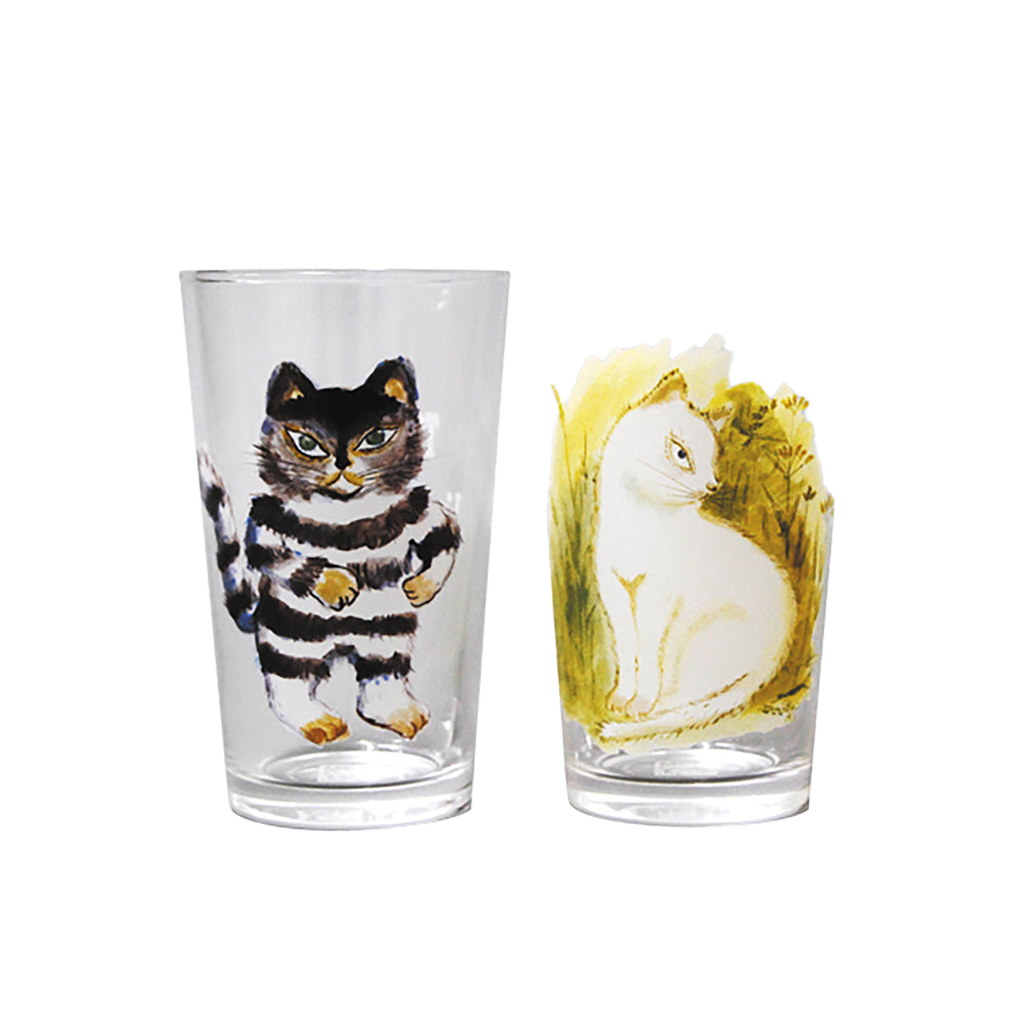 MLE 100万回生きたねこ シリーズ2 ペアグラス