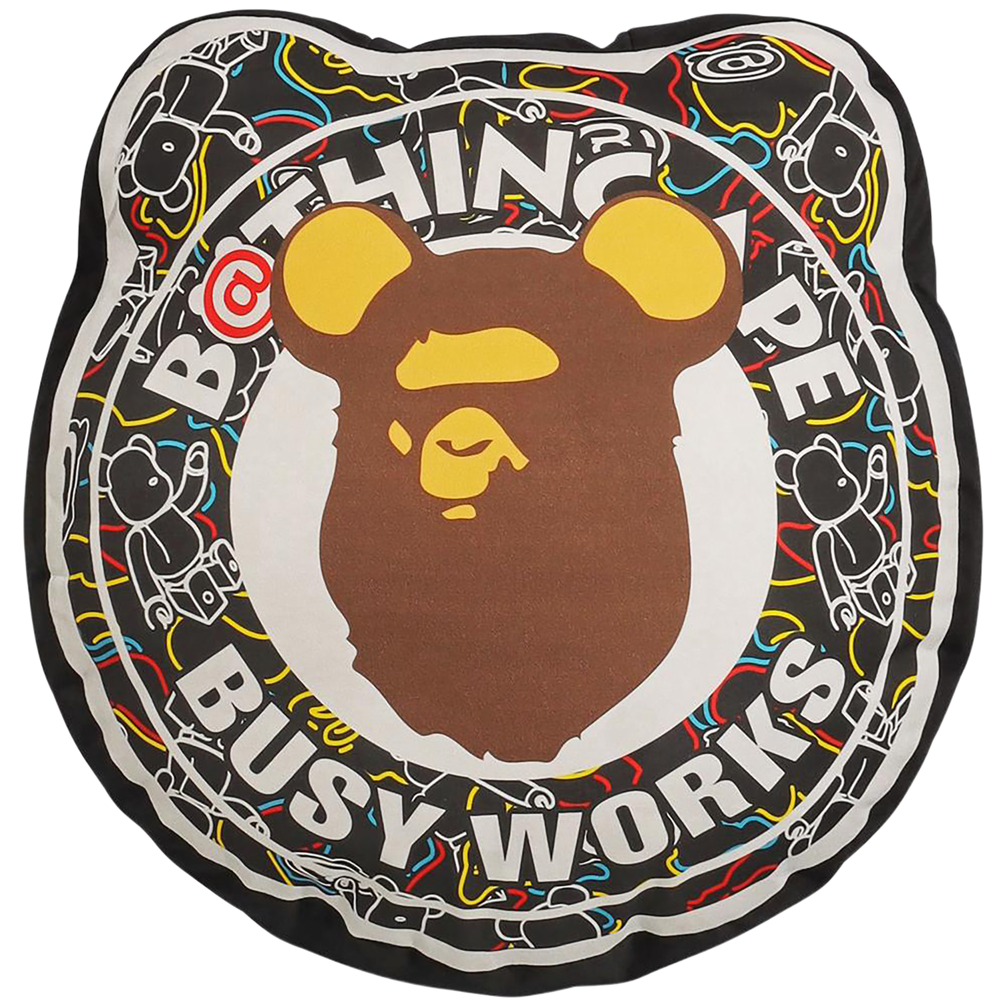 BE@RBRICK 迷彩 BE@R 坐垫 黑色/蓝色