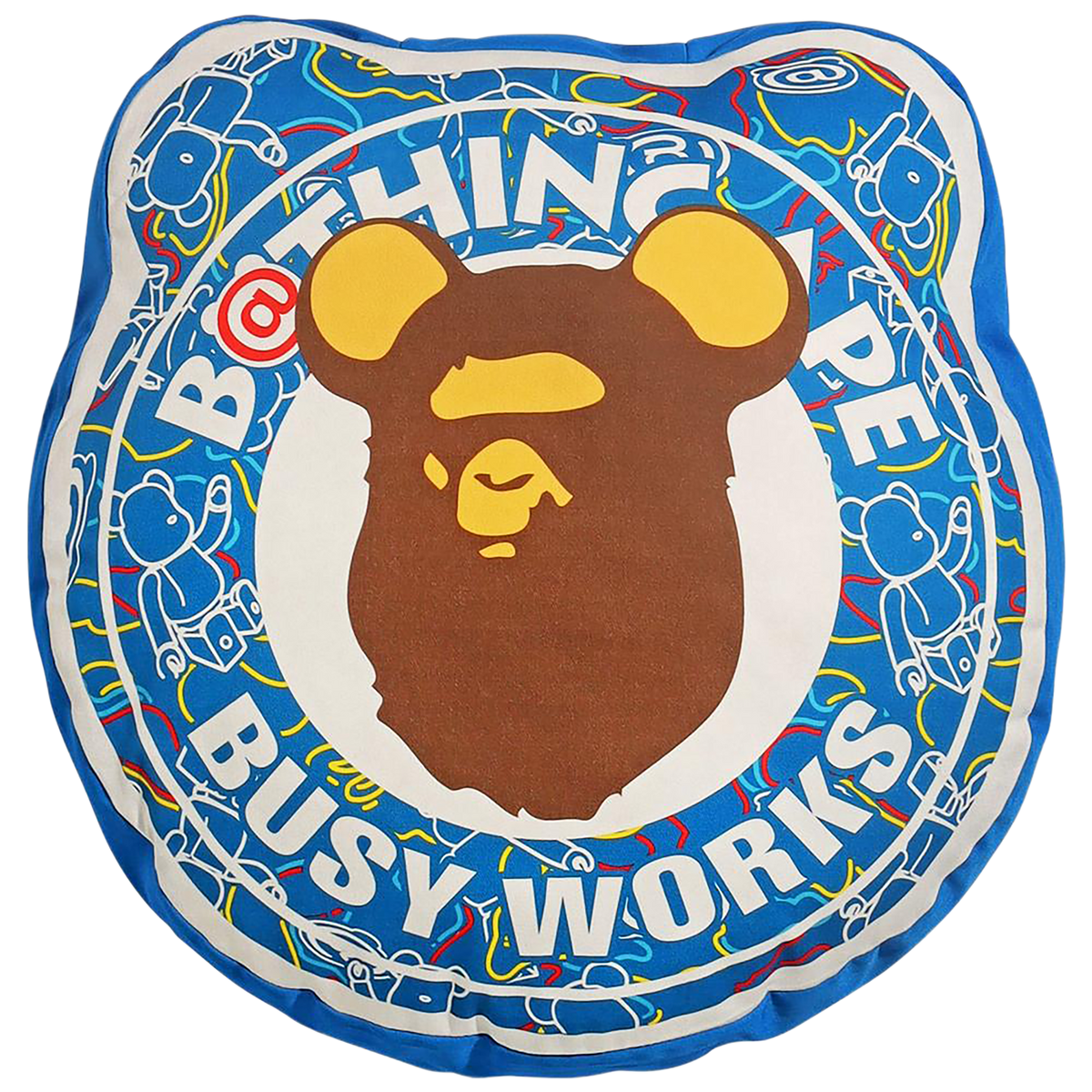 BE@RBRICK 迷彩 BE@R 坐垫 黑色/蓝色