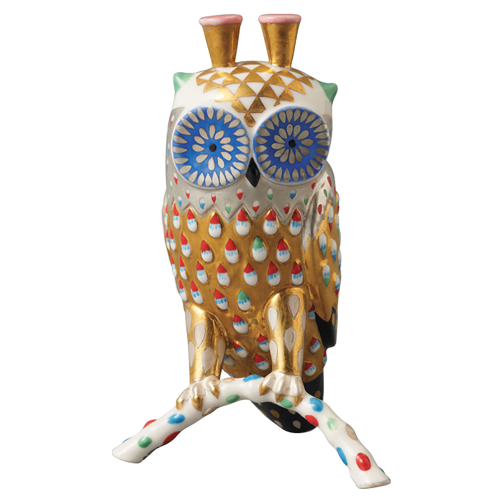 KLAUS HAAPANIEMI OWL OBJECT GOLD/WHITE_1