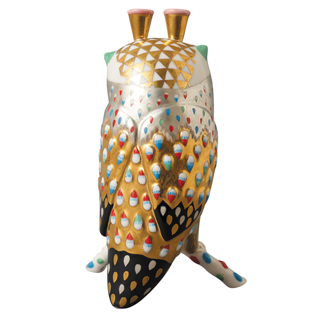 KLAUS HAAPANIEMI OWL OBJECT GOLD/WHITE_2