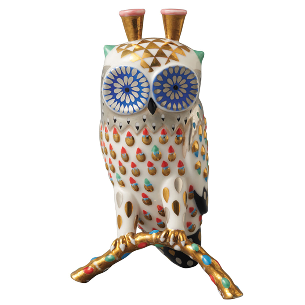 KLAUS HAAPANIEMI OWL OBJECT GOLD/WHITE_3