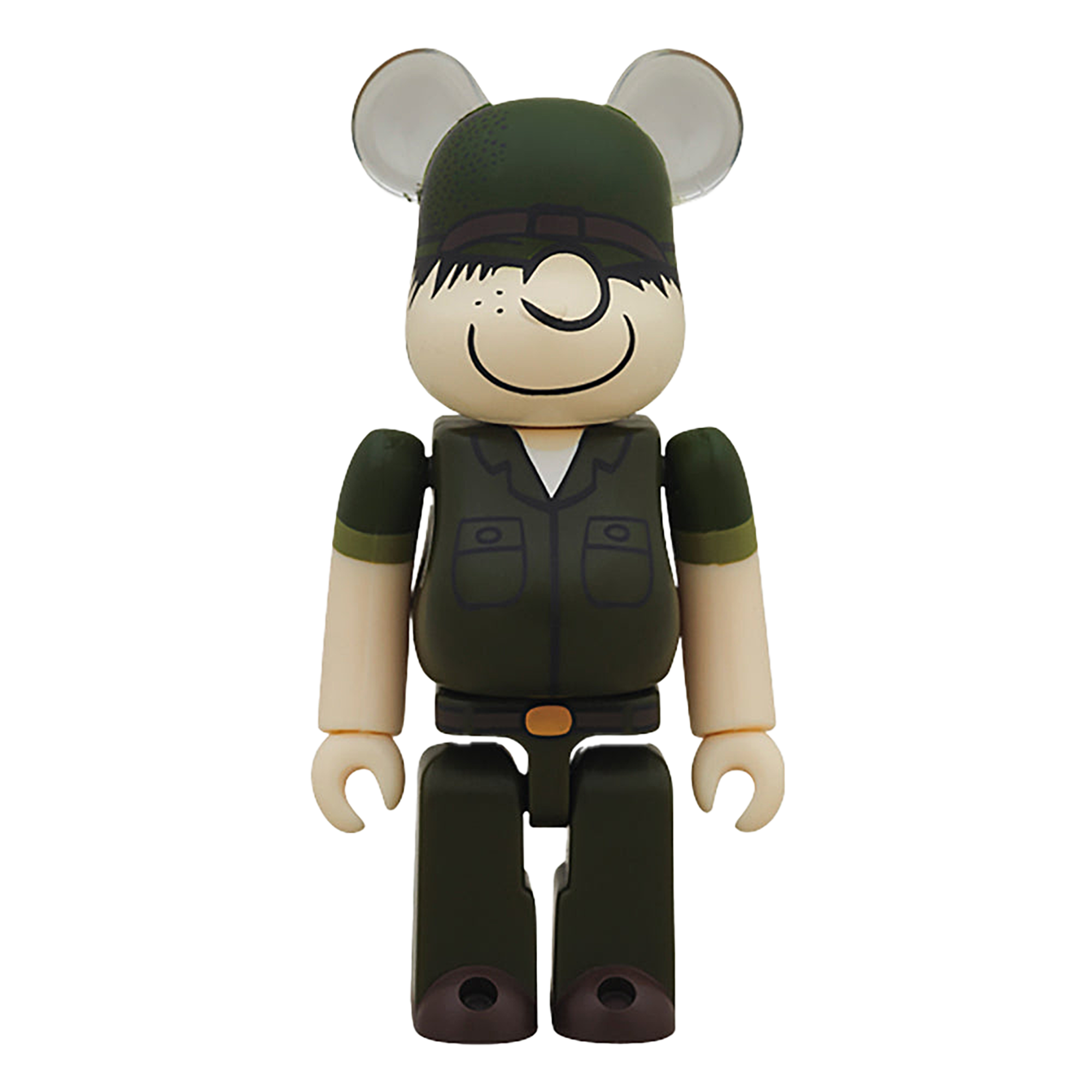 BE@RBRICK DRX ARMY beetle bailey 100%