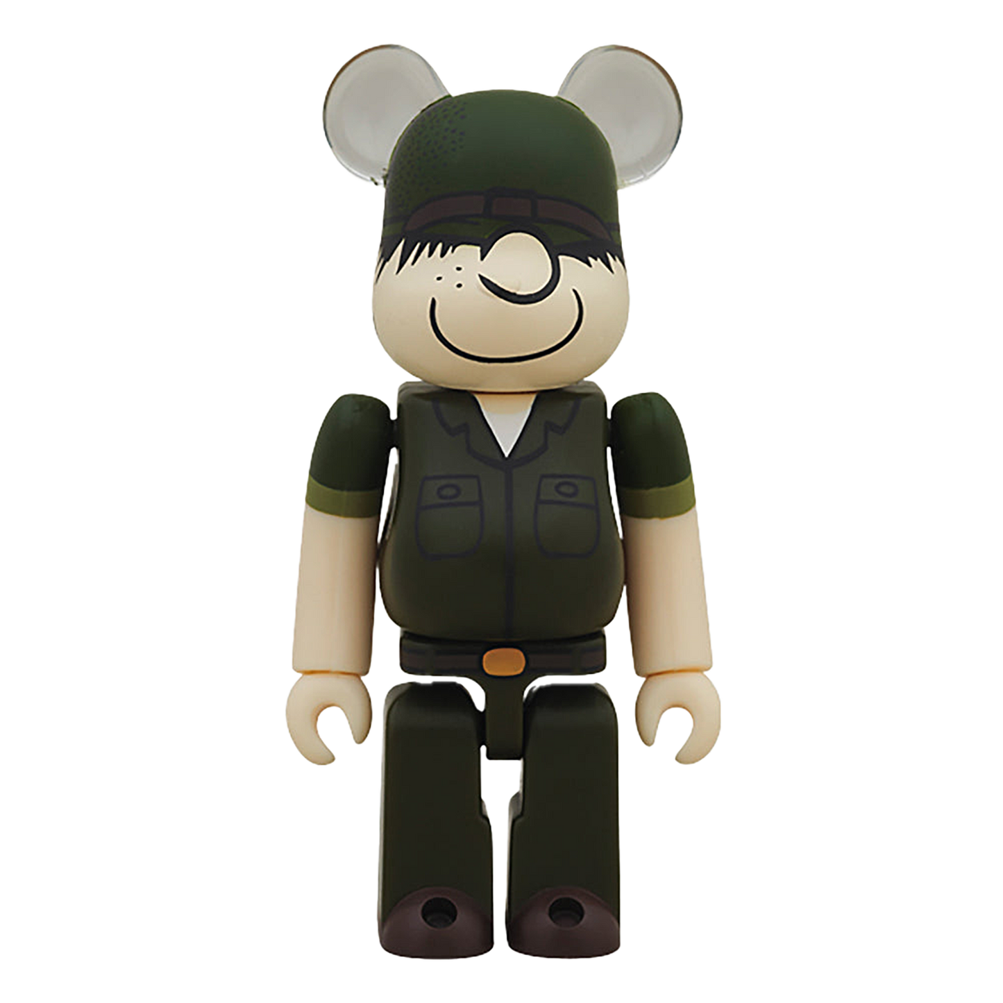 BE@RBRICK DRX ARMY beetle bailey 100%
