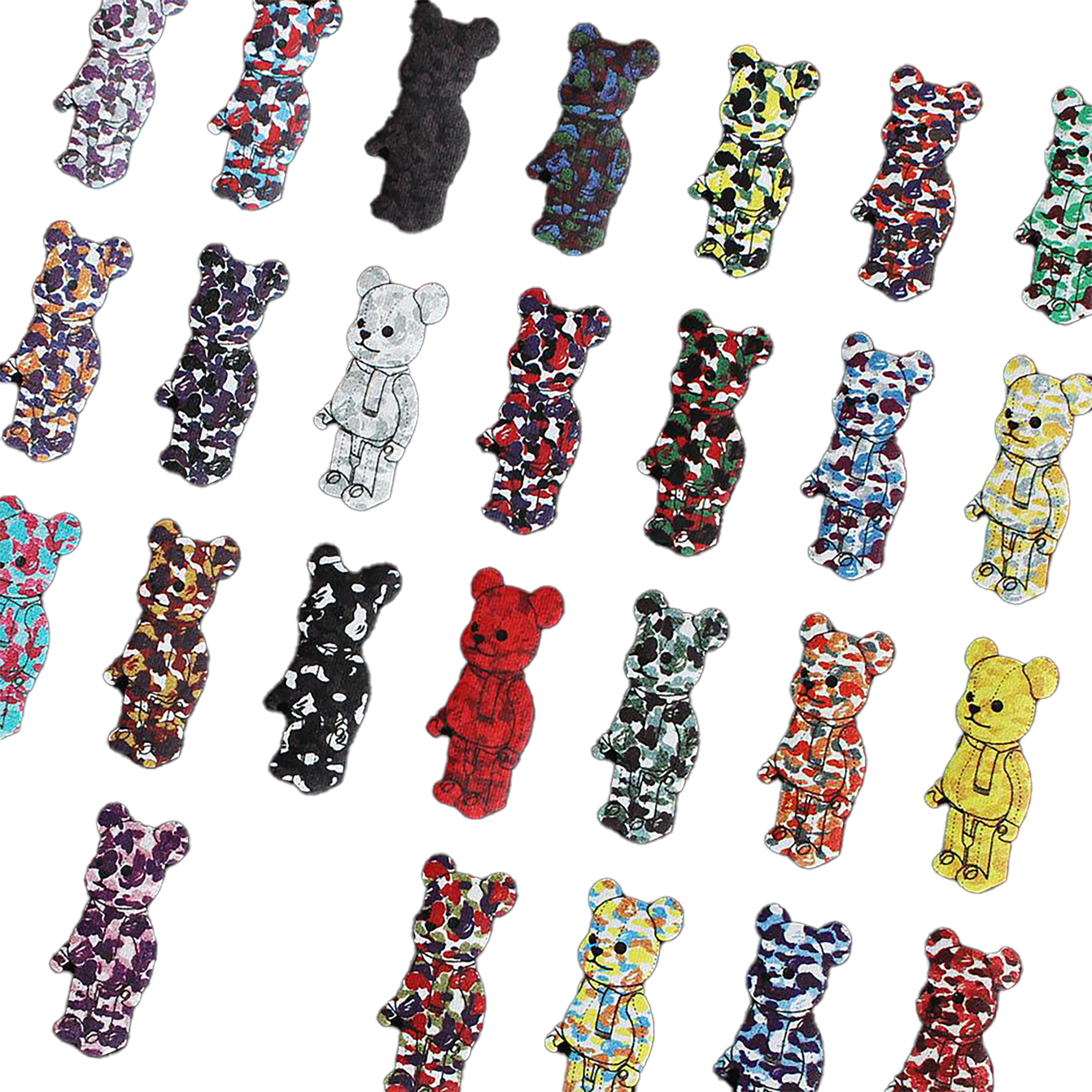 BE@RTEE BAPE(R)︎ BE@RBRICK 2021