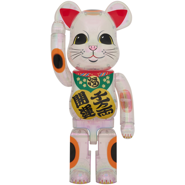 BE@RBRICK 招き猫 開運・千万両 透明メッキ 1000％ | MEDICOM TOY