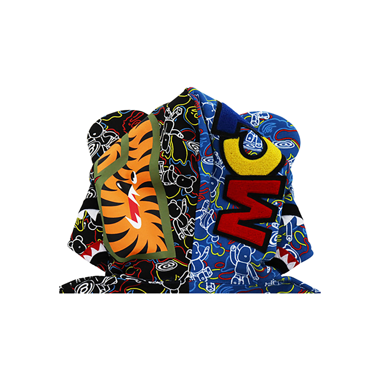 BE@RBRICK CAMO BE@R SHARK HALF FULL ZIP HOODIE 2021